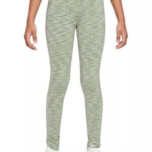 Nike Girls' Dri-FIT One Tights Oil Green